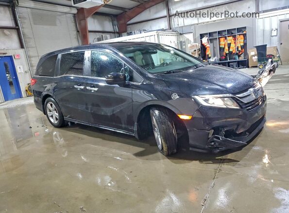 5FNRL6H70JB058390 2018 HONDA ODYSSEY Black Delantero derecho