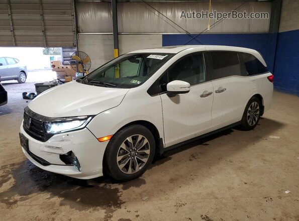 5FNRL6H70MB023451 2021 HONDA ODYSSEY White Передня ліва чверть