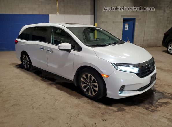 5FNRL6H70MB023451 2021 HONDA ODYSSEY White Передня права чверть
