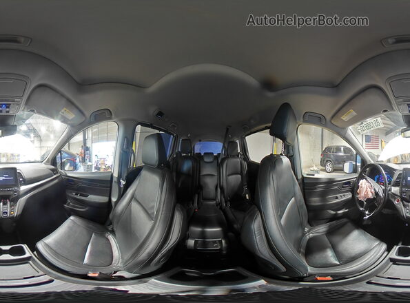 5FNRL6H70MB023451 2021 HONDA ODYSSEY White Панорамний вид салону 360°