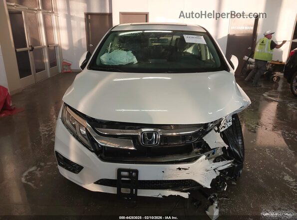 5FNRL6H71LB040242 2020 HONDA ODYSSEY Белый Вид щитка приборов