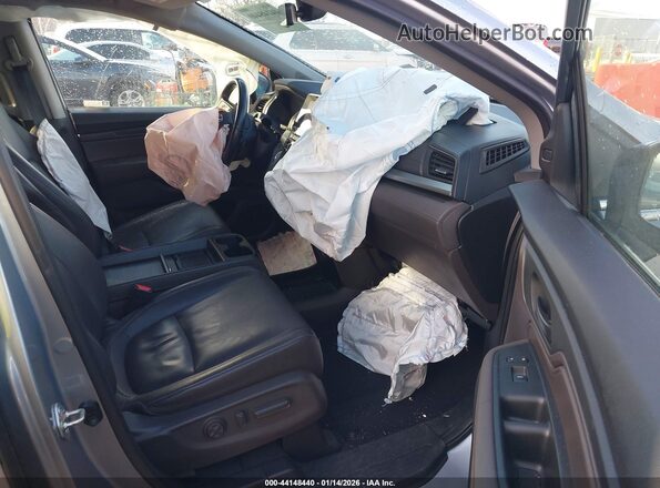 5FNRL6H71MB011115 2021 HONDA ODYSSEY Серый Вид салона спереди