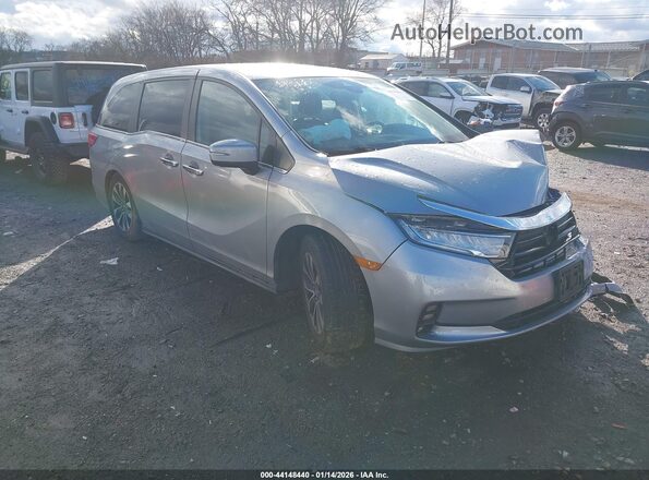 5FNRL6H71MB011115 2021 HONDA ODYSSEY Серый Передняя правая четверть