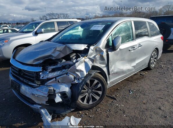 5FNRL6H71MB011115 2021 HONDA ODYSSEY Серый Передняя левая четверть