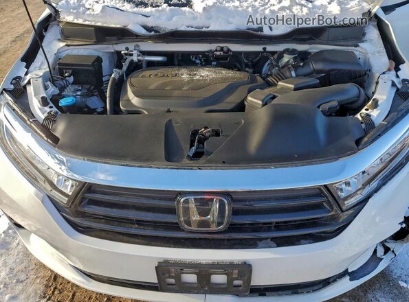 5FNRL6H72MB032717 2021 HONDA ODYSSEY Белый Вид подкапотного пространства
