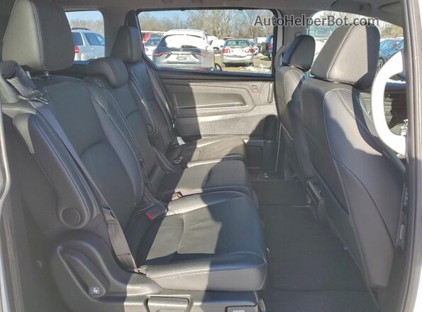 5FNRL6H72MB032717 2021 HONDA ODYSSEY Белый Вид задней части салона