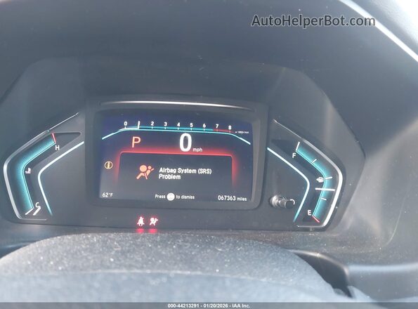5FNRL6H73JB071652 2018 HONDA ODYSSEY Gray Widok tylnych siedzeń
