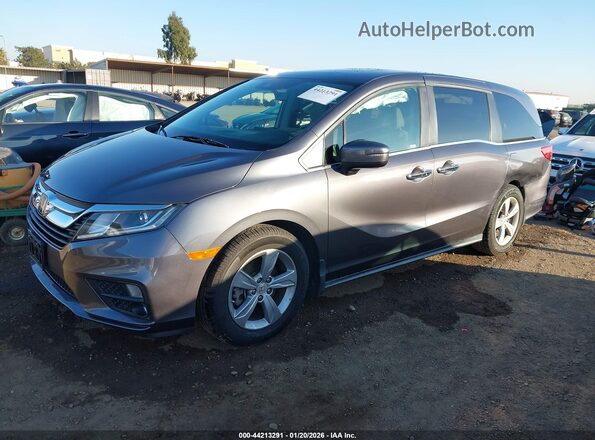 5FNRL6H73JB071652 2018 HONDA ODYSSEY Gray Przód lewy