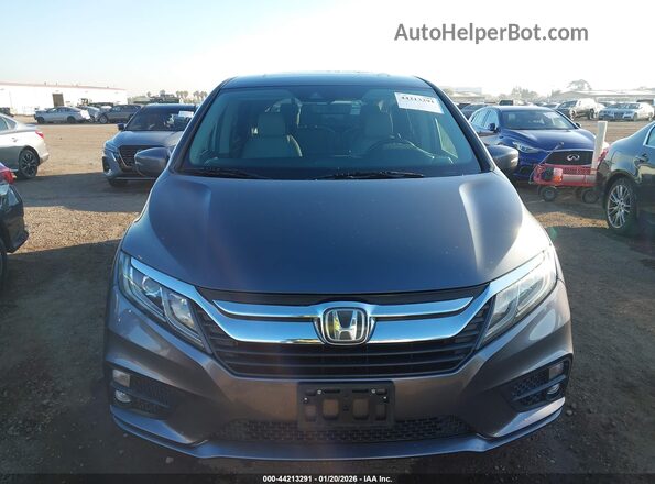 5FNRL6H73JB071652 2018 HONDA ODYSSEY Gray Widok zestawu wskaźników