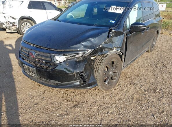 5FNRL6H73PB047845 2023 HONDA ODYSSEY Black Front view