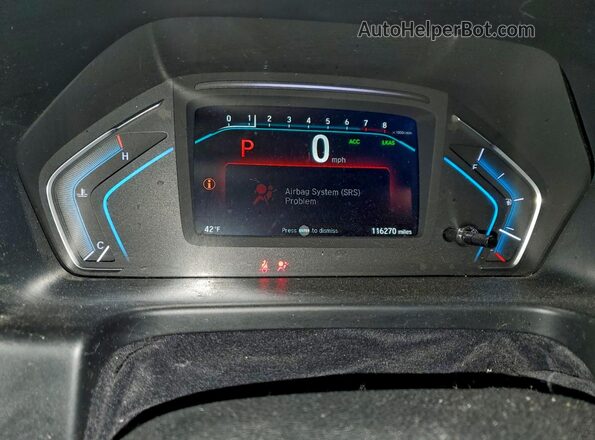 5FNRL6H74KB010313 2019 HONDA ODYSSEY Gray Vista del cuadro de instrumentos