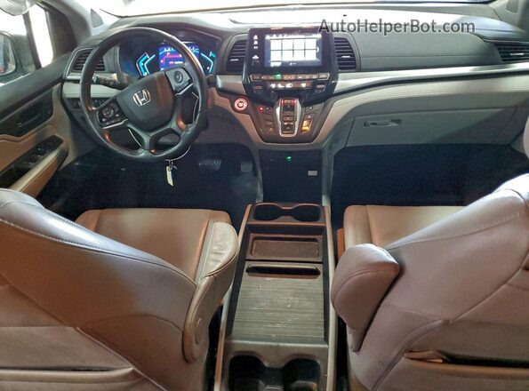 5FNRL6H74KB010313 2019 HONDA ODYSSEY Gray Vista del salpicadero