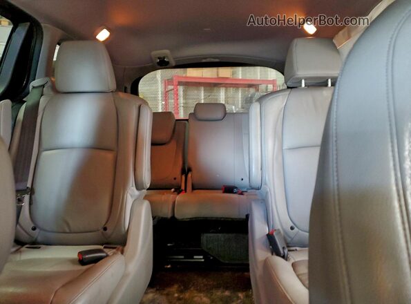 5FNRL6H74KB010313 2019 HONDA ODYSSEY Gray Vista de los asientos traseros