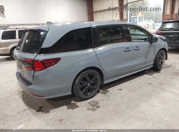 5FNRL6H75PB079485 2023 HONDA ODYSSEY Gray Trasero derecho
