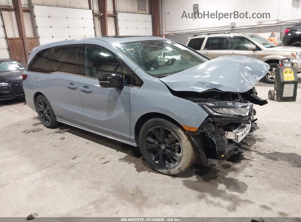 5FNRL6H75PB079485 2023 HONDA ODYSSEY Gray Delantero derecho