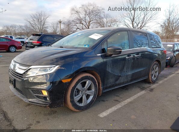 5FNRL6H77JB080564 2018 HONDA ODYSSEY Черный Передняя левая четверть