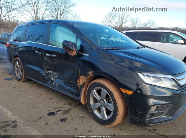 5FNRL6H77JB080564 2018 HONDA ODYSSEY Черный Вид спереди