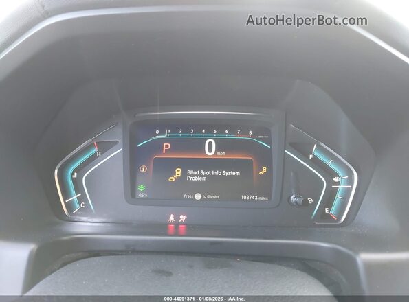 5FNRL6H77JB080564 2018 HONDA ODYSSEY Черный Вид задних сидений