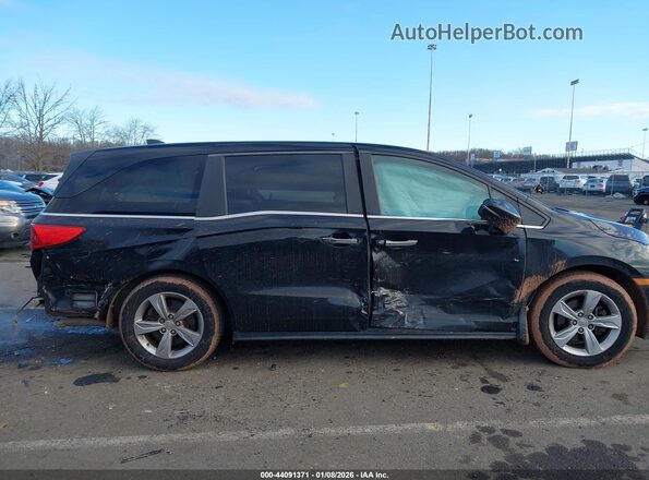 5FNRL6H77JB080564 2018 HONDA ODYSSEY Черный Вид задней части салона