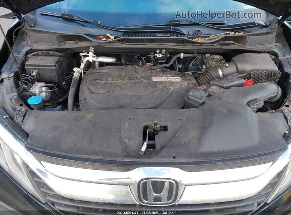 5FNRL6H77JB080564 2018 HONDA ODYSSEY Черный Вид сзади