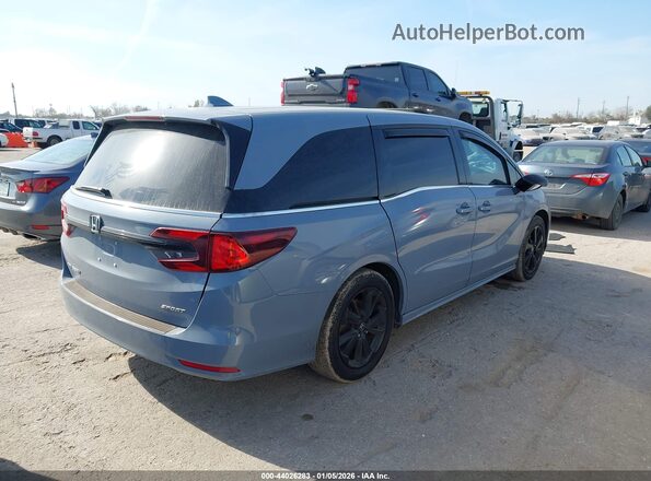 5FNRL6H77PB058928 2023 HONDA ODYSSEY Gray Tył prawy