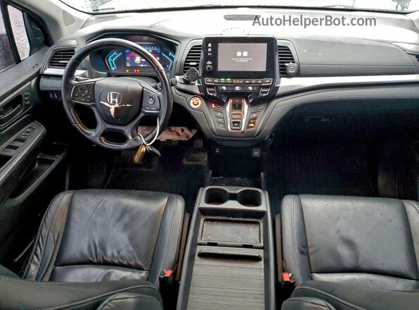 5FNRL6H7XMB039012 2021 HONDA ODYSSEY Black Widok deski rozdzielczej