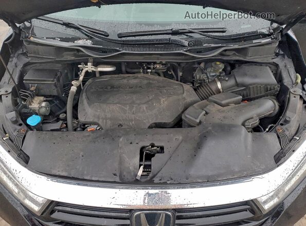 5FNRL6H7XMB039012 2021 HONDA ODYSSEY Black Widok komory silnika