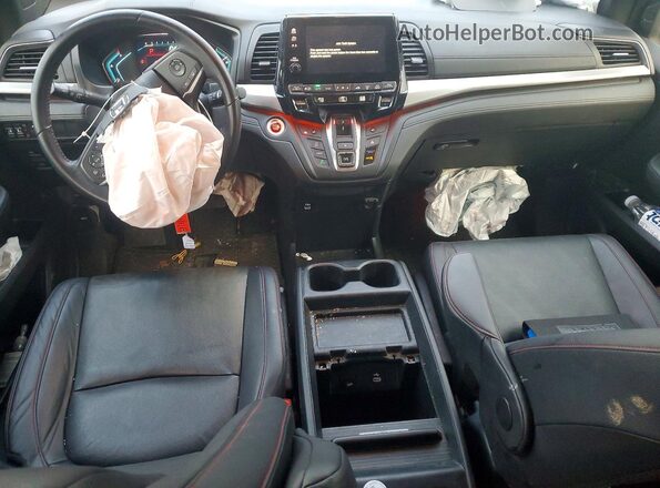 5FNRL6H7XPB046613 2023 HONDA ODYSSEY Gray Widok deski rozdzielczej