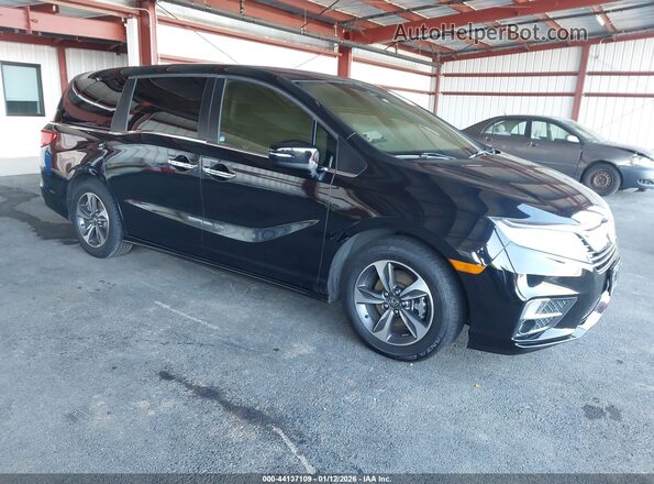 5FNRL6H82KB078084 2019 HONDA ODYSSEY Black Delantero derecho