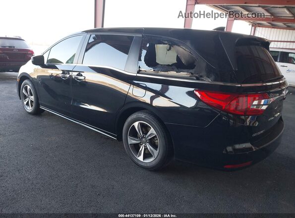 5FNRL6H82KB078084 2019 HONDA ODYSSEY Black Trasero izquierdo