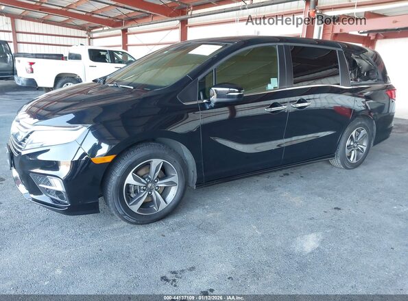 5FNRL6H82KB078084 2019 HONDA ODYSSEY Black Vista tres cuartos delantera izquierda