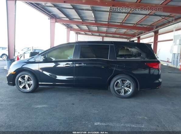 5FNRL6H82KB078084 2019 HONDA ODYSSEY Black Vista interior de 360 grados