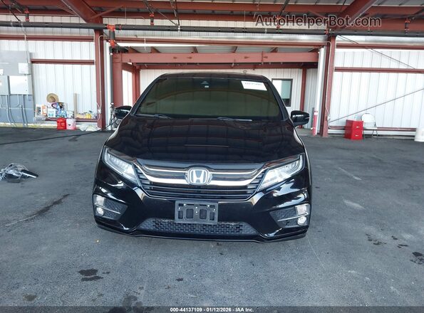 5FNRL6H82KB078084 2019 HONDA ODYSSEY Black Vista del cuadro de instrumentos