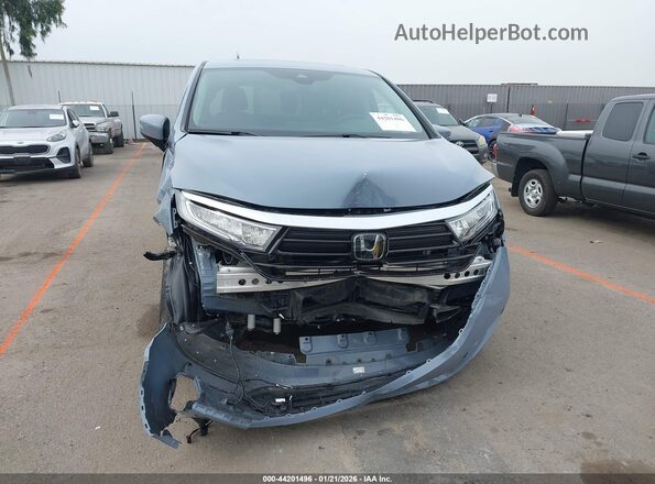 5FNRL6H82RB072506 2024 HONDA ODYSSEY Gray Instrument cluster view