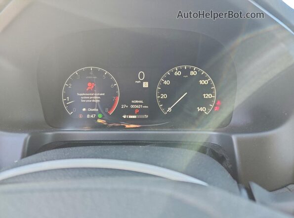5FNRL6H89TB002069 2026 HONDA ODYSSEY Белый Вид щитка приборов