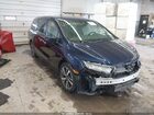 2021 Honda Odyssey Touring Blue vin: 5FNRL6H8XMB002177