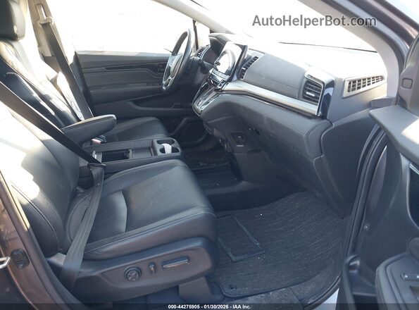 5FNRL6H8XMB016662 2021 HONDA ODYSSEY Серый Вид салона спереди