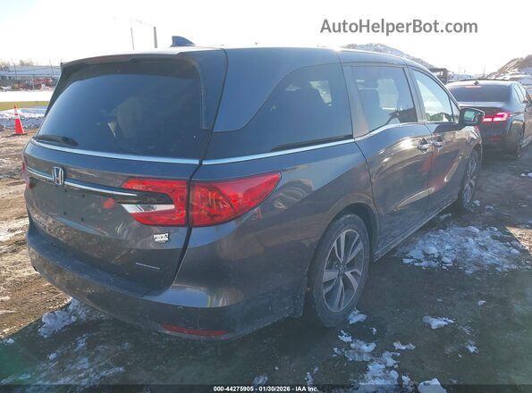 5FNRL6H8XMB016662 2021 HONDA ODYSSEY Серый Задняя правая четверть