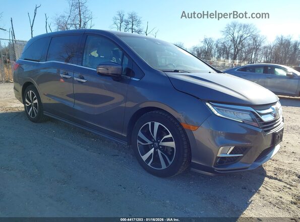 5FNRL6H94KB102720 2019 HONDA ODYSSEY Серый Передняя правая четверть