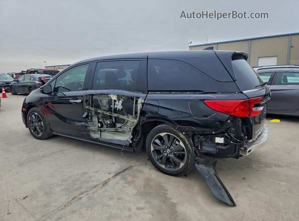 5FNRL6H94RB010646 2024 HONDA ODYSSEY Black უკანა მარცხენა