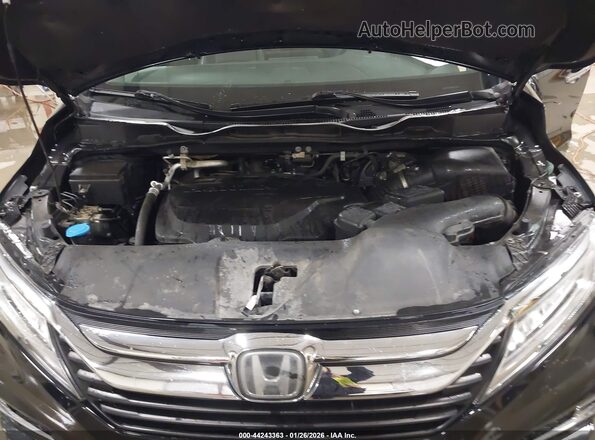 5FNRL6H97JB007521 2018 HONDA ODYSSEY Черный Вид сзади