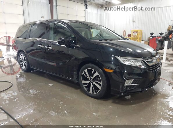 5FNRL6H97JB007521 2018 HONDA ODYSSEY Черный Передняя правая четверть