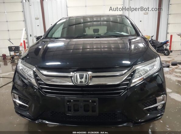 5FNRL6H97JB007521 2018 HONDA ODYSSEY Черный Вид щитка приборов
