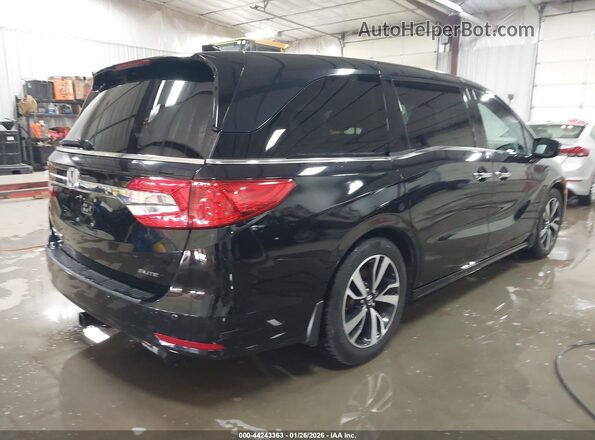 5FNRL6H97JB007521 2018 HONDA ODYSSEY Черный Задняя правая четверть