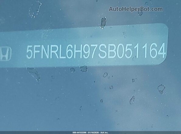 5FNRL6H97SB051164 2025 HONDA ODYSSEY Синий 