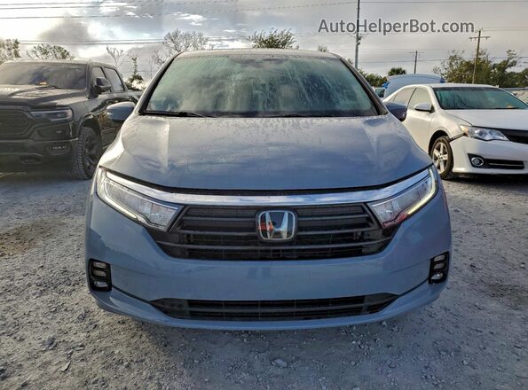 5FNRL6H98PB046174 2023 HONDA ODYSSEY Blue Вид спереду