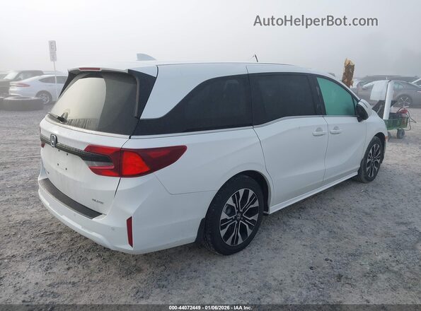 5FNRL6H99TB019513 2026 HONDA ODYSSEY Белый Задняя правая четверть