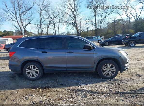 5FNYF5H17JB028540 2018 HONDA PILOT Серый Вид задней части салона