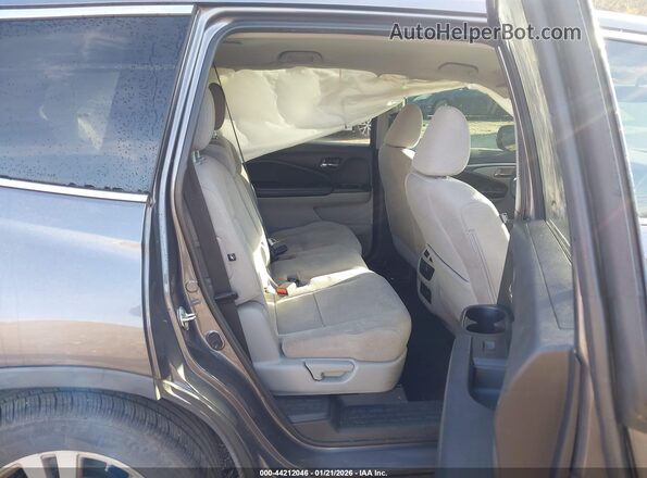 5FNYF5H17JB028540 2018 HONDA PILOT Серый Вид наклейки с VIN-кодом
