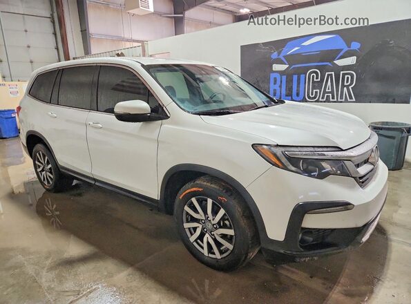 5FNYF5H30MB038381 2021 HONDA PILOT Белый Передняя правая четверть